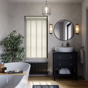 Made To Measure 63mm Slats White Taped Venetian Blind